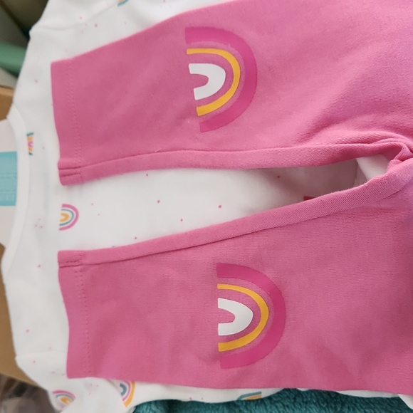 2 Pekkle Girls Outfits - Unicorns & Rainbows - BNWT - Picture 7 of 8